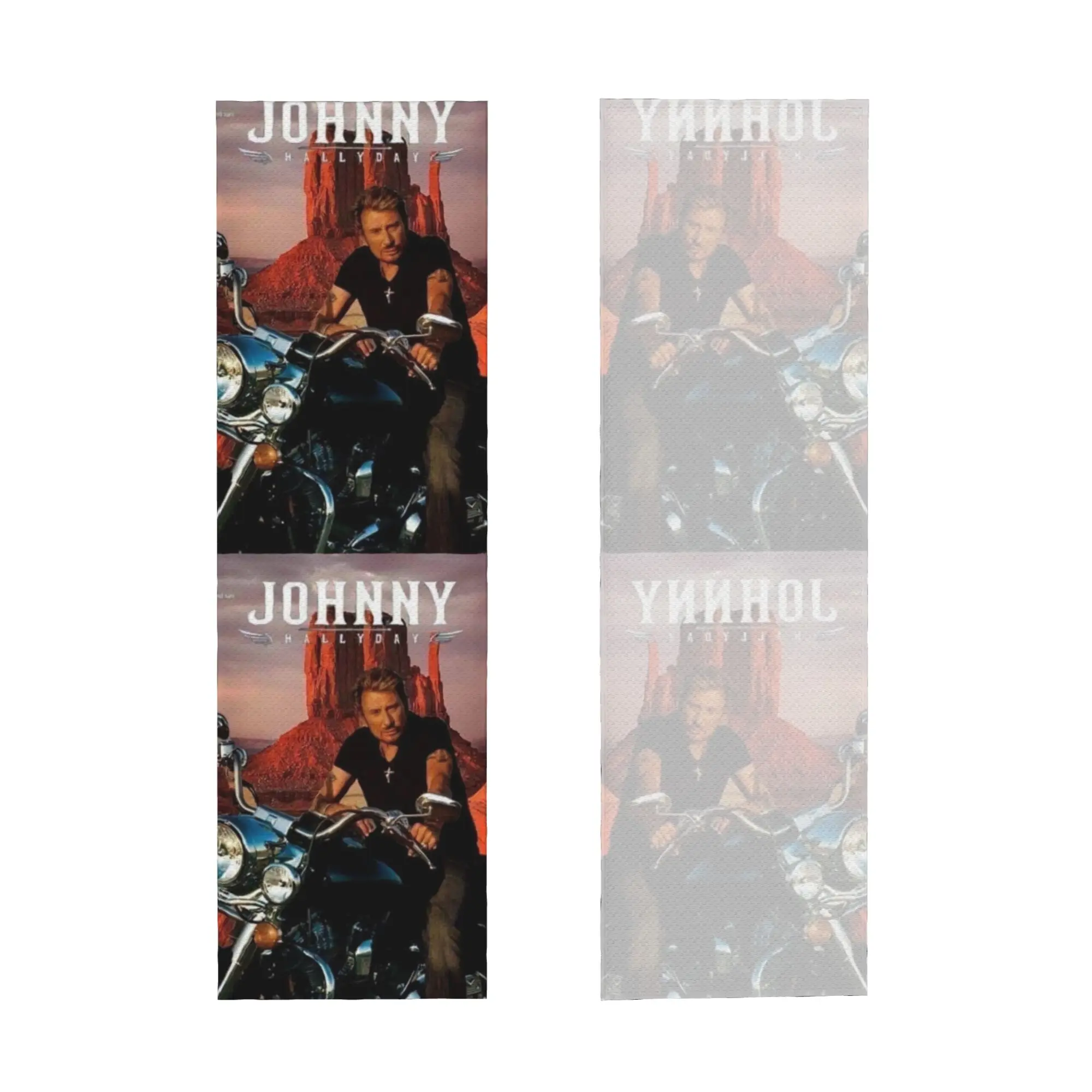 Motorcycle Johnny Hallyday Cold Exercise Towel  French Rock Singer Super Soft Breathable Instant Cooling Towel Yor Gym Towels