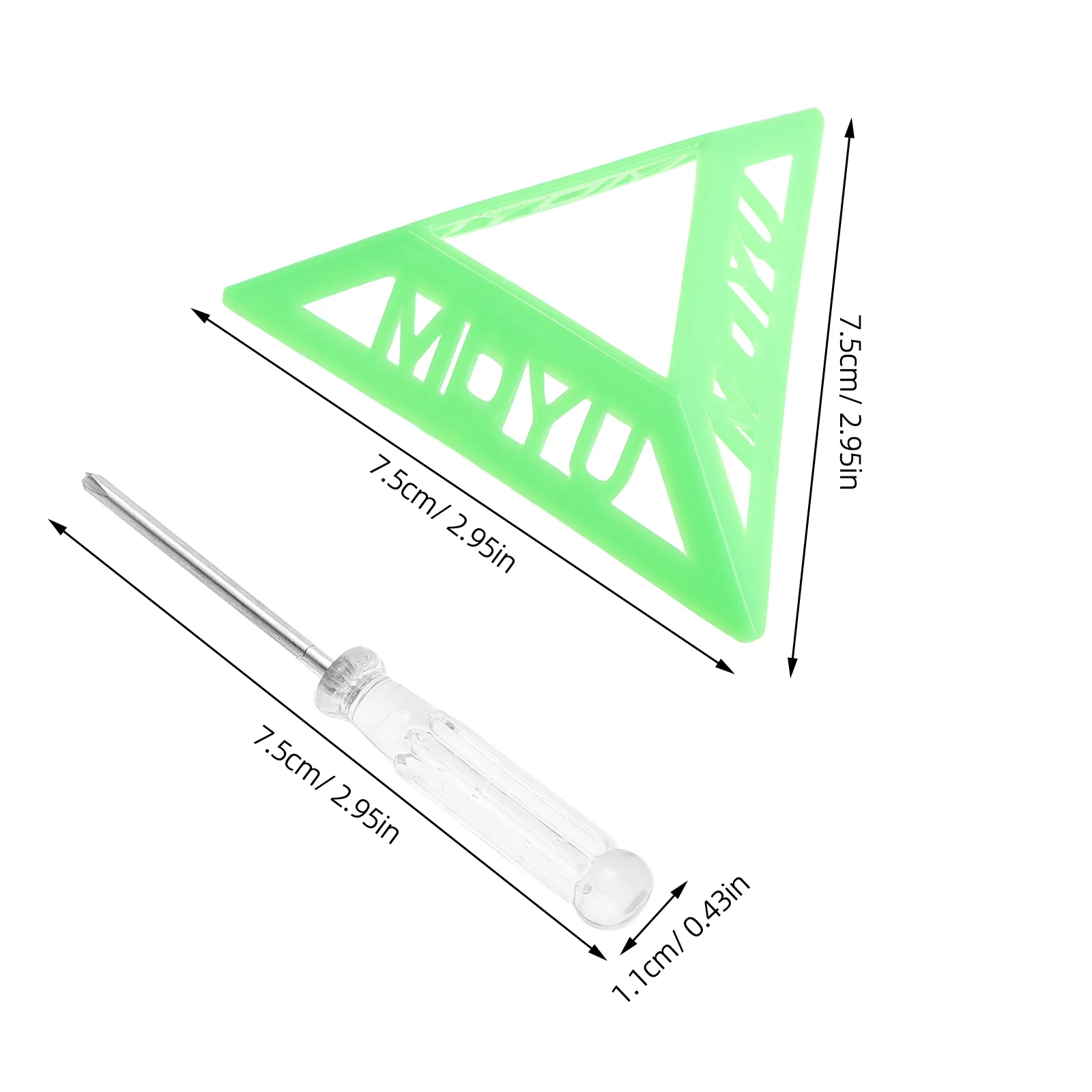 10 مجموعة أدوات إصلاح الألغاز سرعة مكعب تعديل مجموعة تزييت لتحريك سلس المدمجة سداسية وجع مثلث النهاية #6