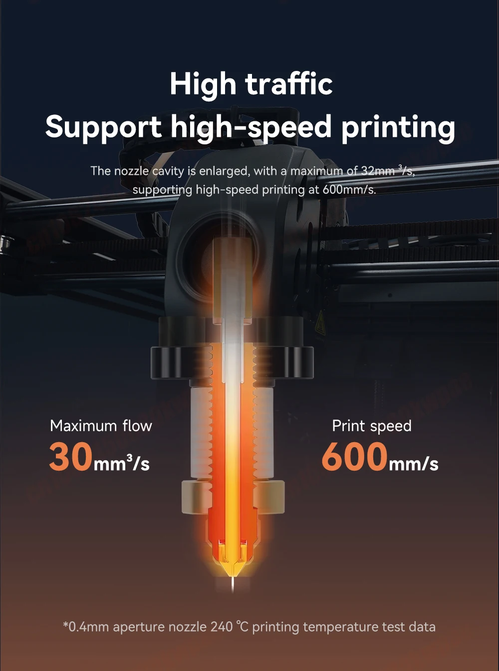 2025 neue Hotend Für Creality K1C/K1/K1 MAX Keramik Heizblock Kit Wärme Bruch Widerstand Quick-Swap Düse Set 3D Drucker Teil – Detail 5