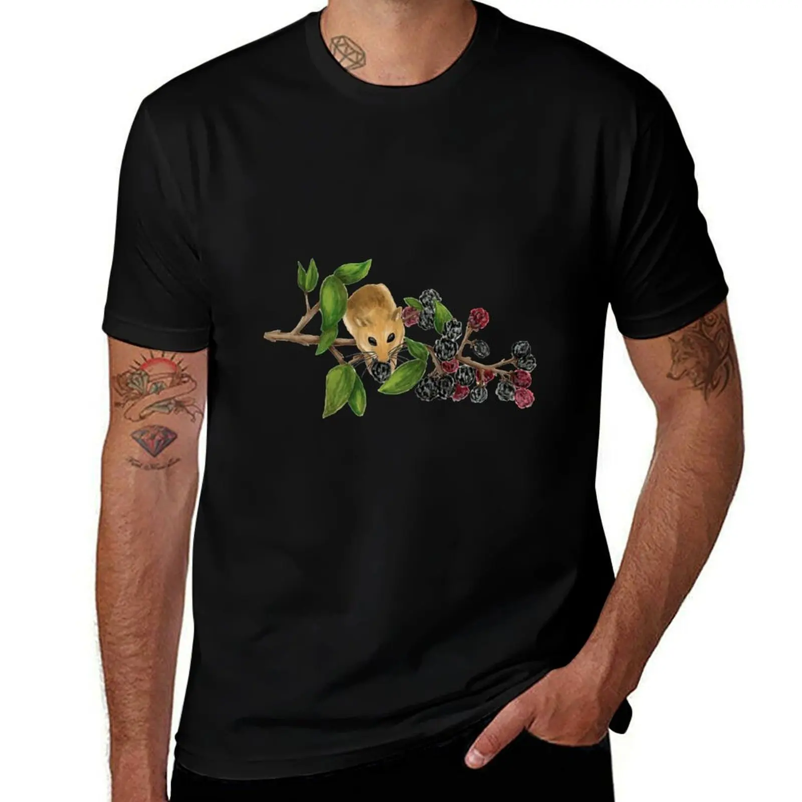 

Naughty Hazel Dormouse T-Shirt Holiday Lightweight T-Shirt