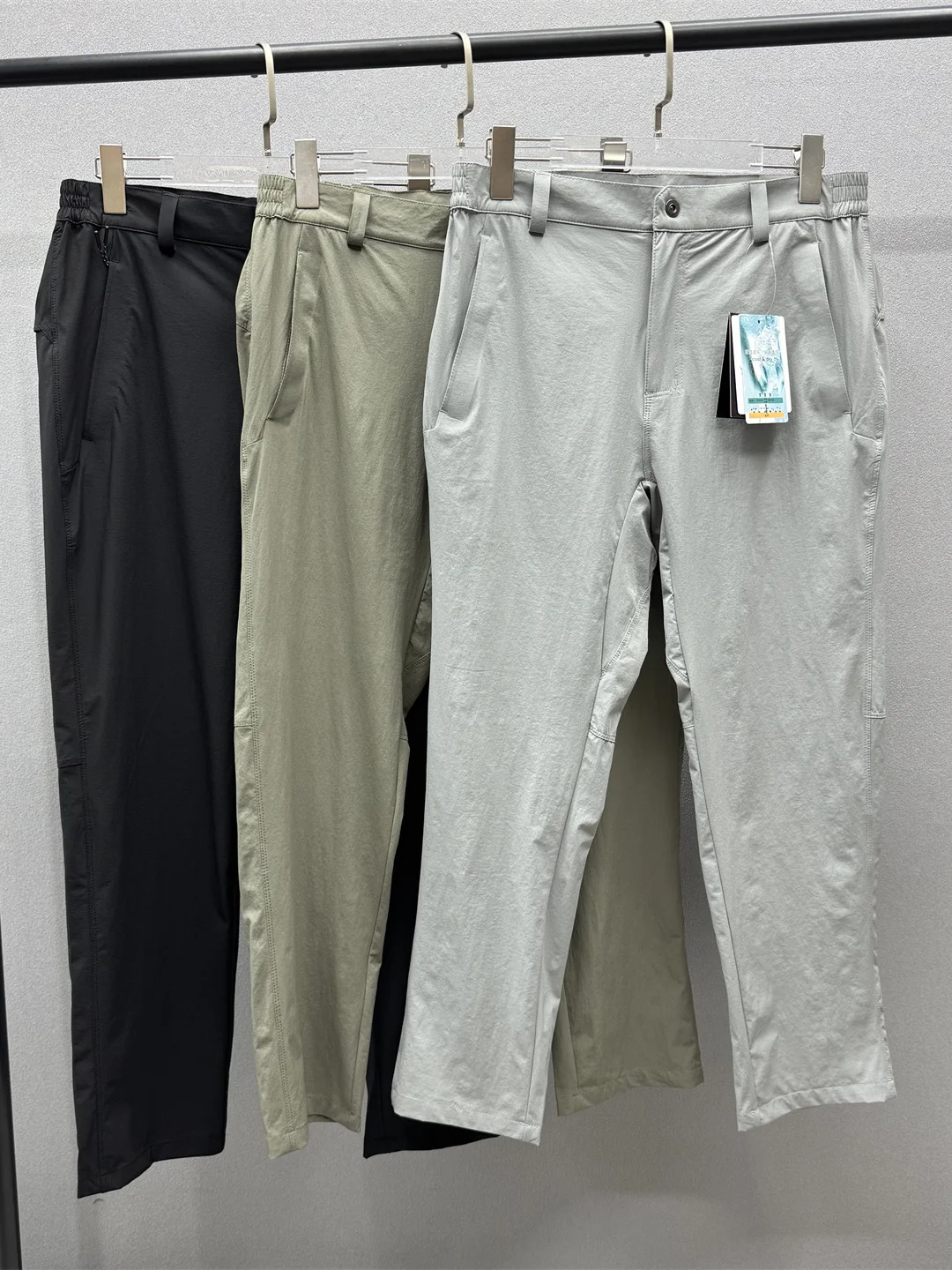 

Men's Summer Outdoor Sports Busin Casual Pants Loose Large Size Breathable Qui Dry Straight Leg Lightweight Long Trousers