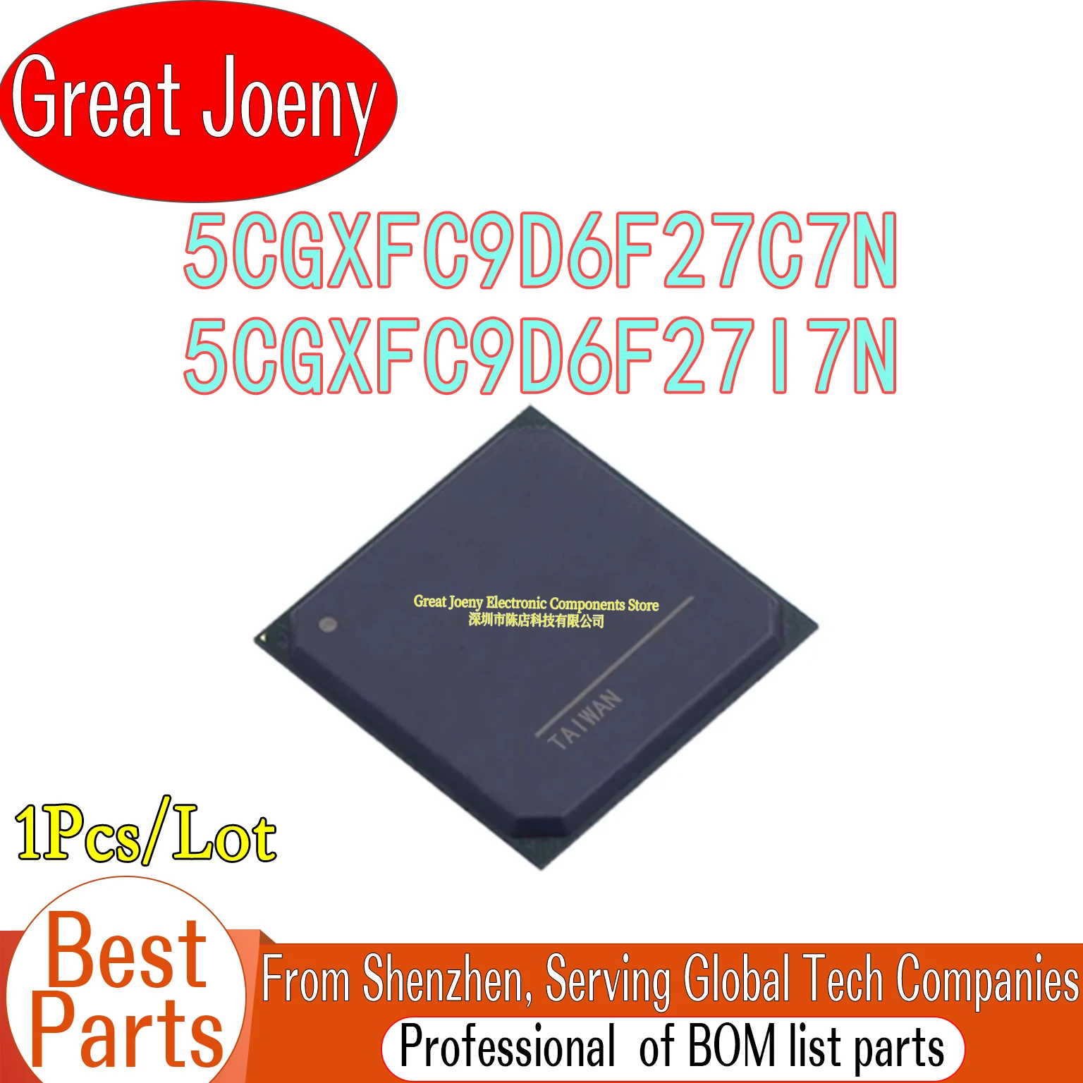 

100% New Original 5CGXFC9D6F27C7N 5CGXFC9D6F27I7N IC Chipset FBGA-672