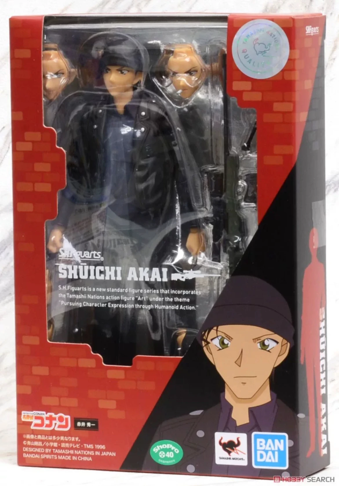 

Bandai Detective Conan Rachel Jimmy Kudo Rye Whisky Akai Shūichi Action Figure Toys Doll Kids Gift with Box in Stock