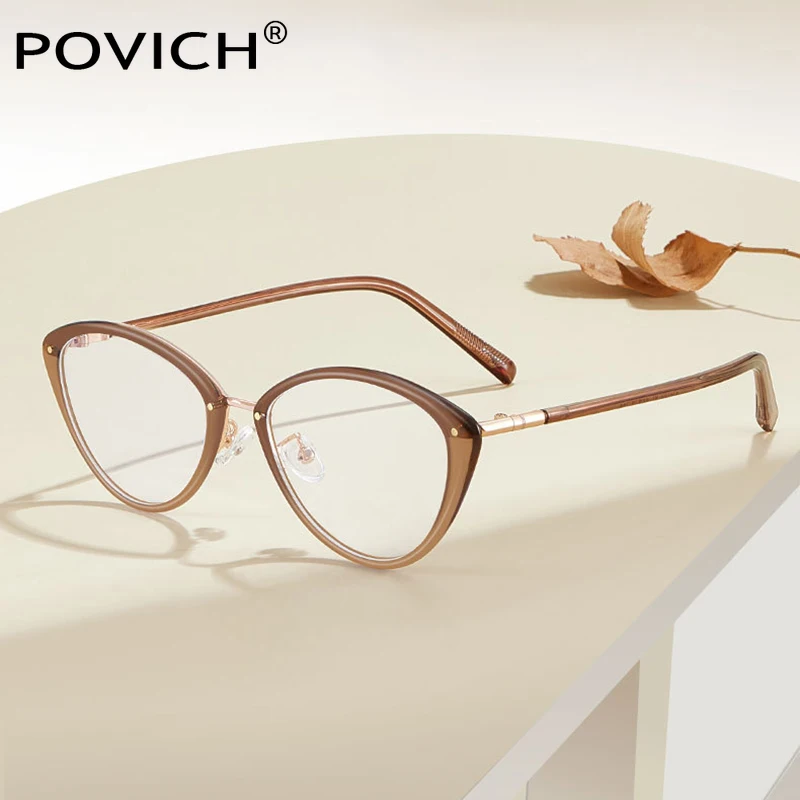 2026 NEW Women Temperament Micro Cat Eye Prescription Glasses Anti Blue Light Myopia Hyperopia UV400 Progressive Optical Eyewear