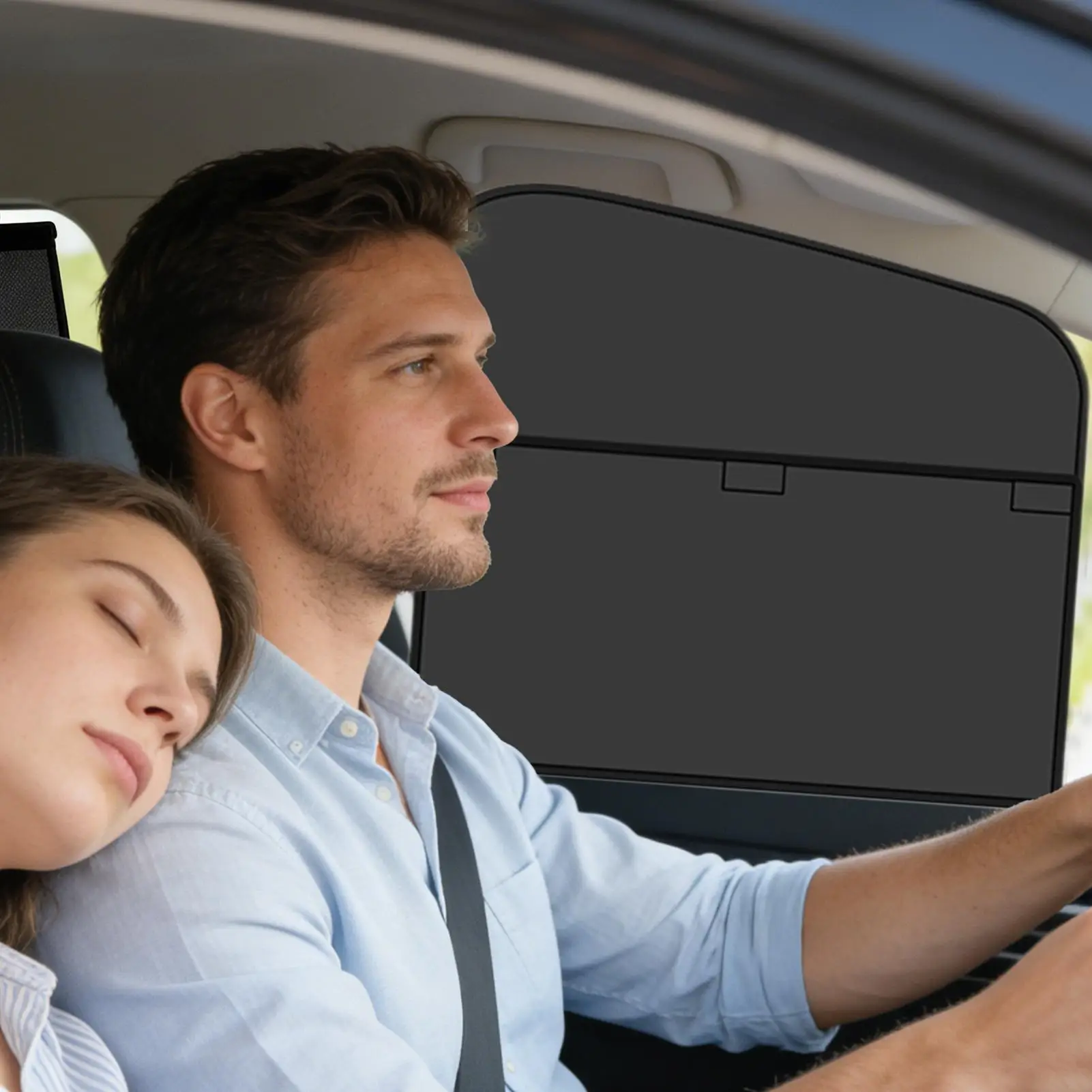 

Магнитные солнцезащитные шторки для автомобиля, утолщенные, для боковых и задних окон, для седанов и фургонов