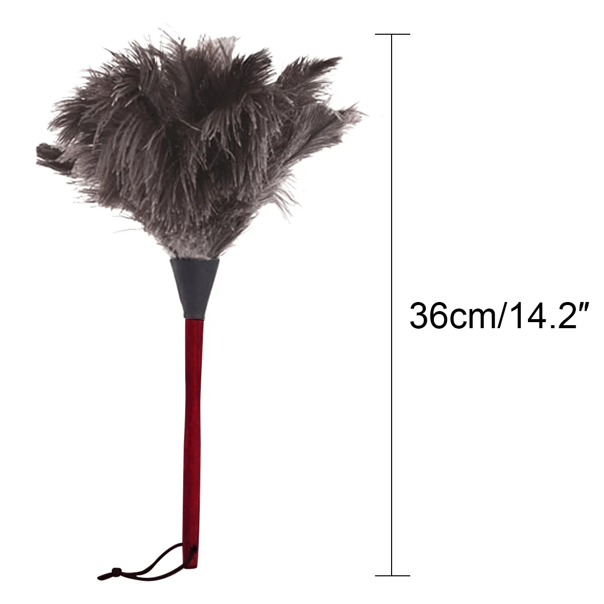 1 PC Anti-static Ostrich Natural Feather Brush Duster Dust Wooden Handle Cleaning Tool Household Furniturer Car Dust Cleaner