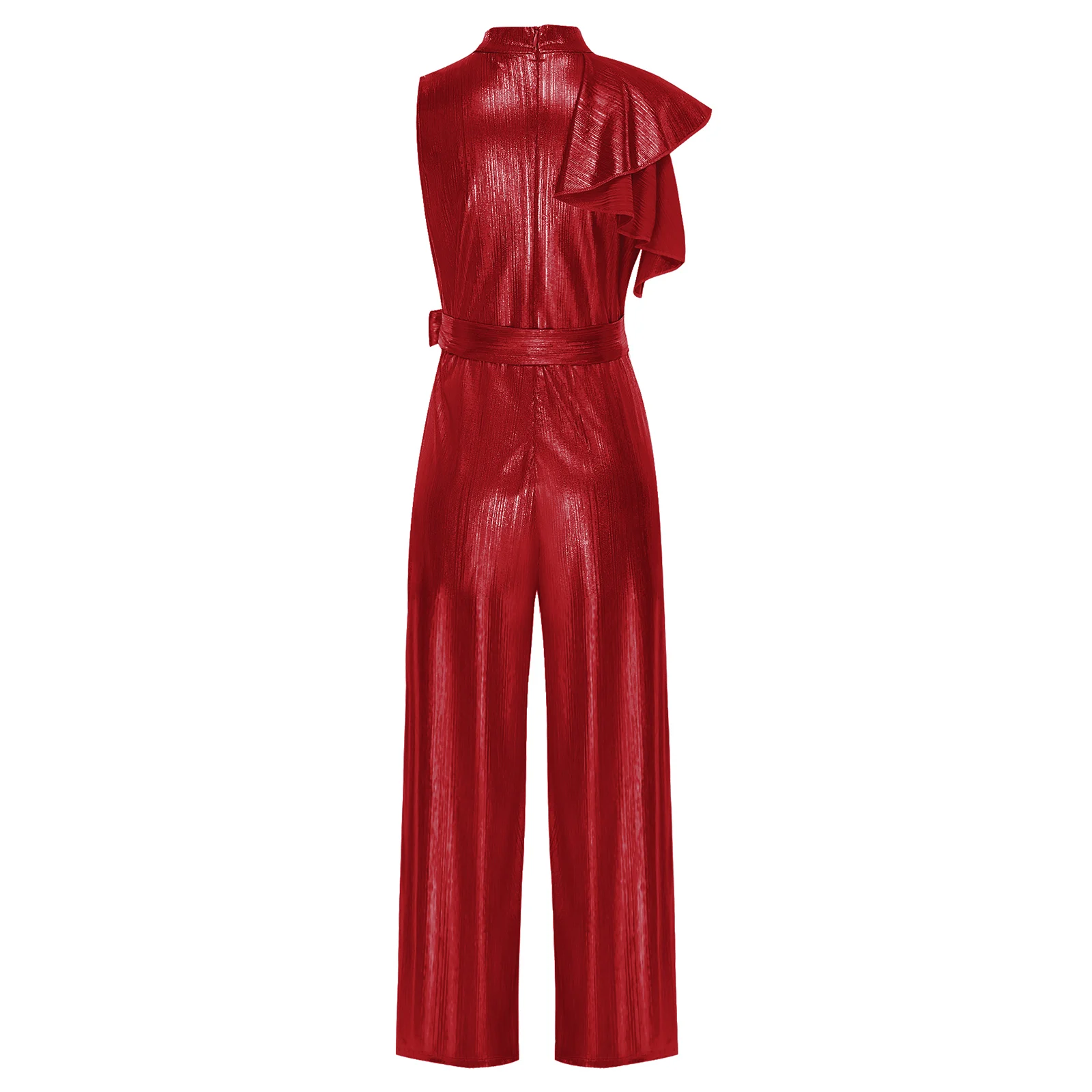 Kids Metallic Dancewear Girls Party Romper Disco Hip Hop Jazz Dance Outfits Rave Festive Costumes Teens Children's Jumpsuit