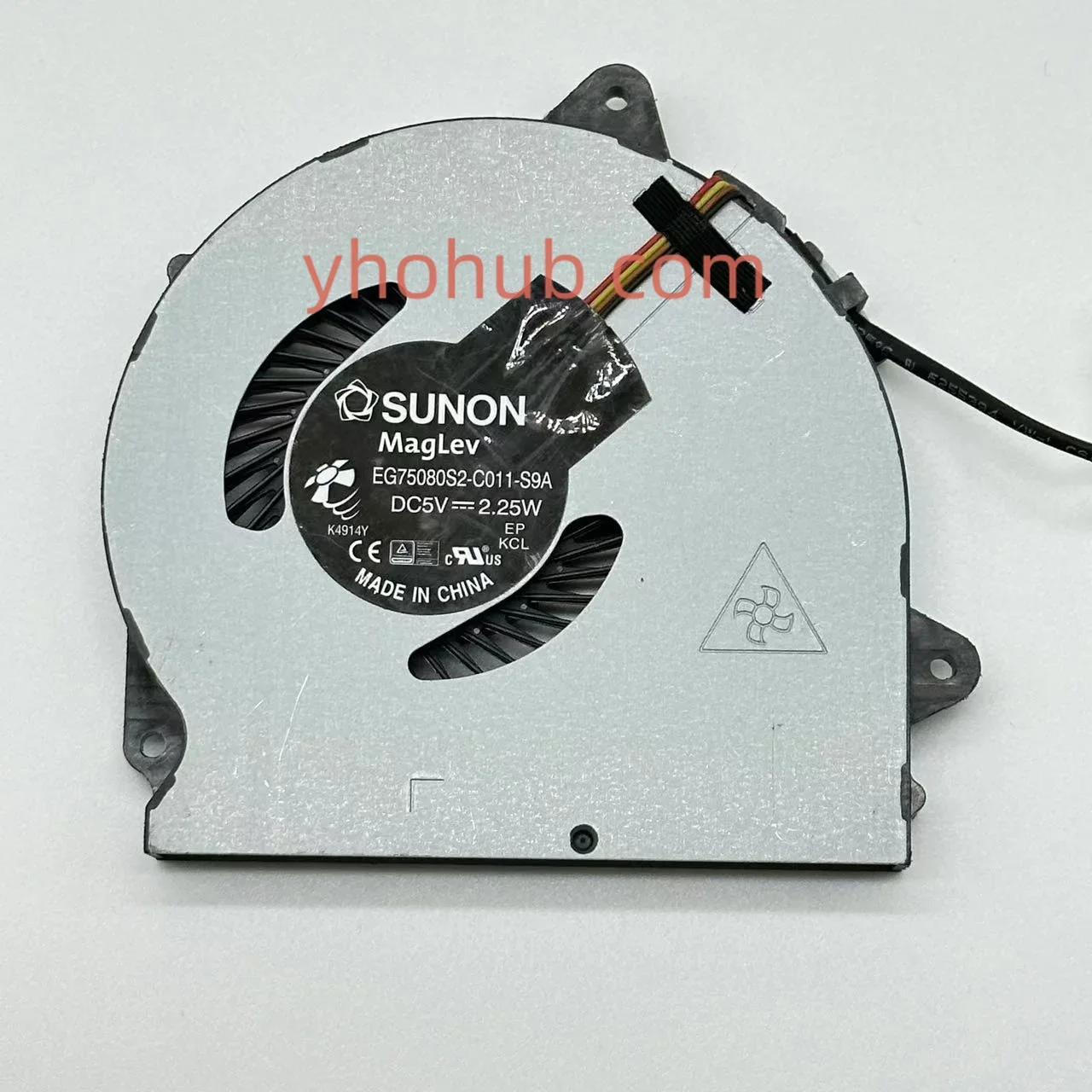 SUNON EG75080S2-C011-S9A DC 5V 2.25W 4-Wire Server Cooling Fan