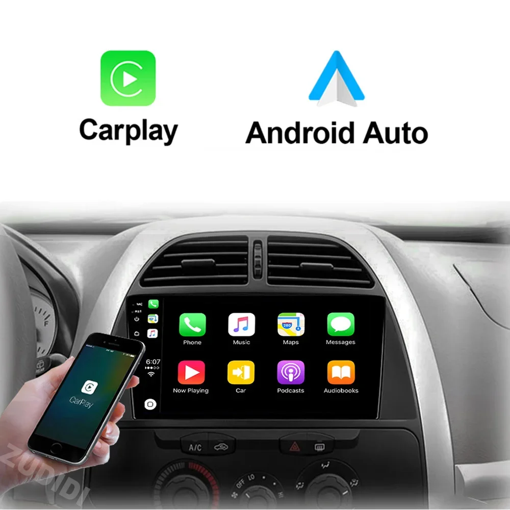 Leitor de vídeo multimídia para carro para Chery Tiggo T11 1 2005-2013, Android 13.0, GPS, WiFi, 2 Din, 8GB + 128GB, Auto Carplay, Rádio