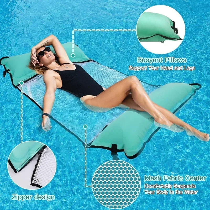 Adult PVC Swimming Pool Floating Mat Water-Saving Inflatable Bed for Relaxation And Fun at Home