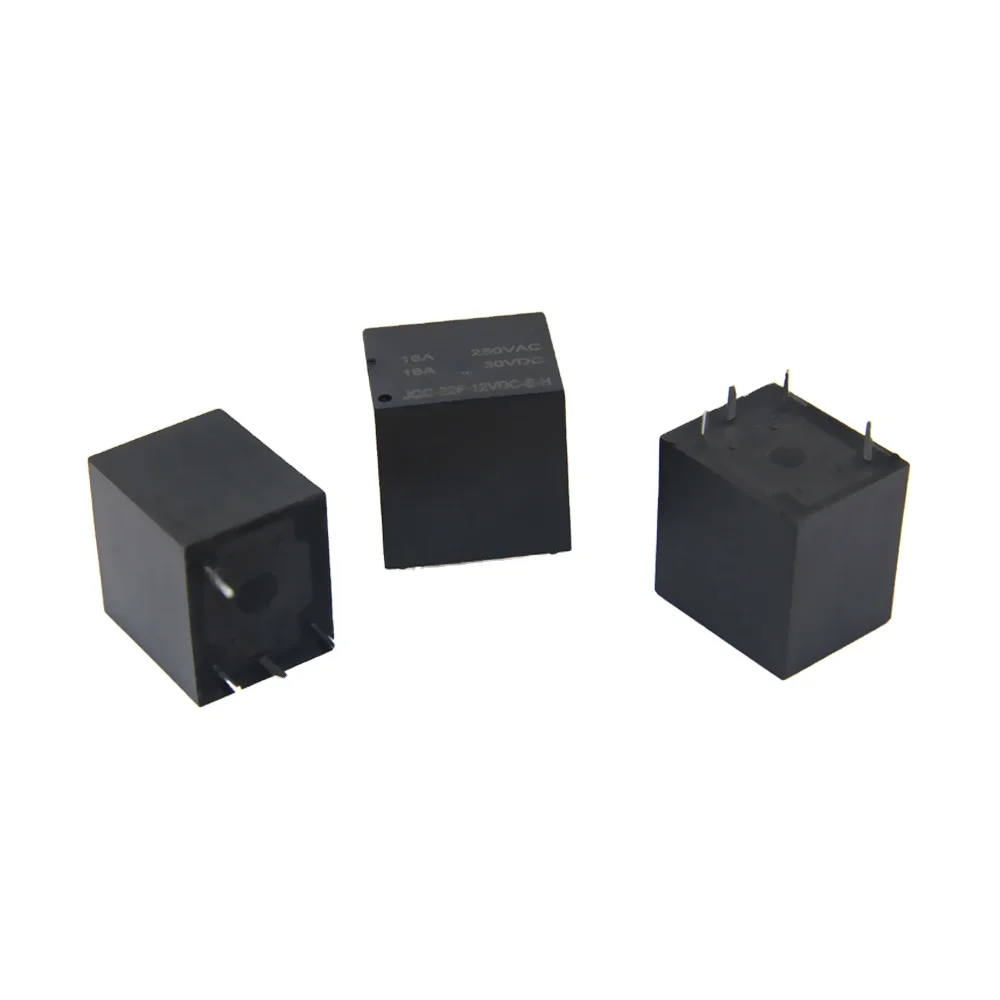 50 Uds GBeelee relé de voltaje 3A 5A Mini Pcb DC 4pin 12v 24V 5v 9v potencia BL-JDQ-22F Micro relé electromagnético de 5 pines