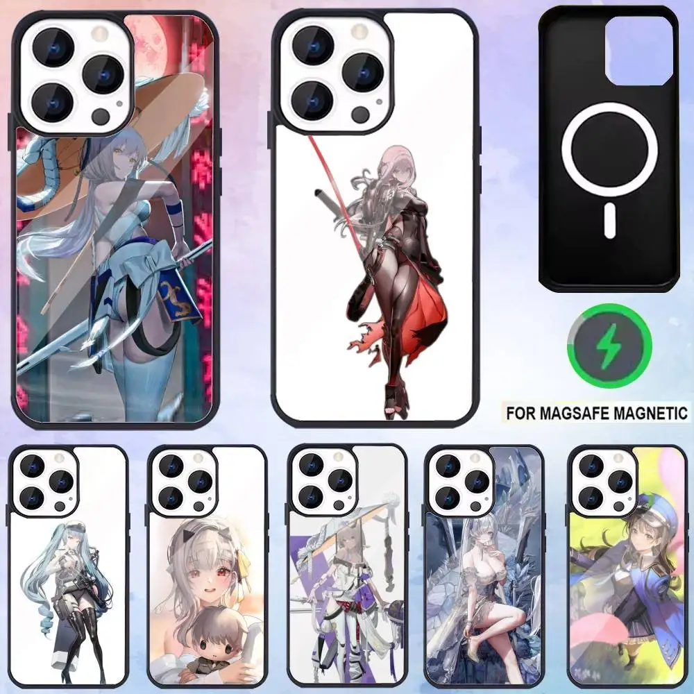 

Goddess of Victory N-Nikke Phone Case For iPhone17,16,15,14,13,12,11 Plus,Pro Max Magnetic For Magsafe Wireless Charging