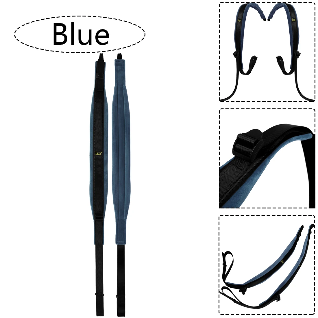 Irin 16-100 Bass Akkordeon Gurt verstellbar profession elle universelle Doppels ch ulter gurte Nylon Akkordeon Accessoires Teile – Detail 2