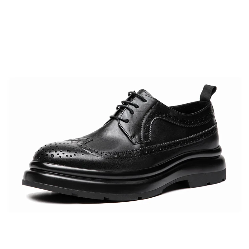 

Breathable Spring Autumn Winter Flats Male Loafers Cowhide Designer Shoes Genuine Leather British Retro Men Luxury Casual Shoes
