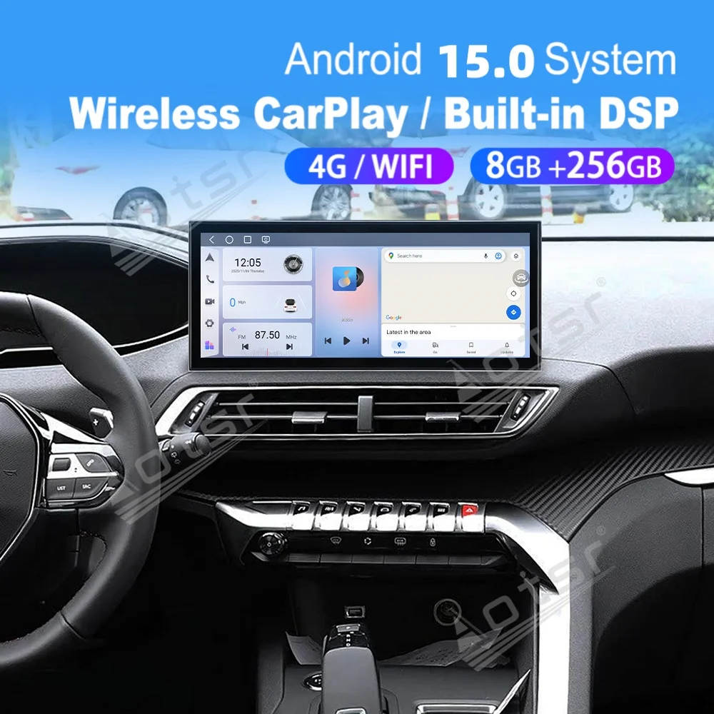 

15.8” Android 15 Qualcomm Carplay Car Radio For Peugeot 4008 5008 2016~202 2Car Autoradio Multimedia Player GPS Navi Head Unit