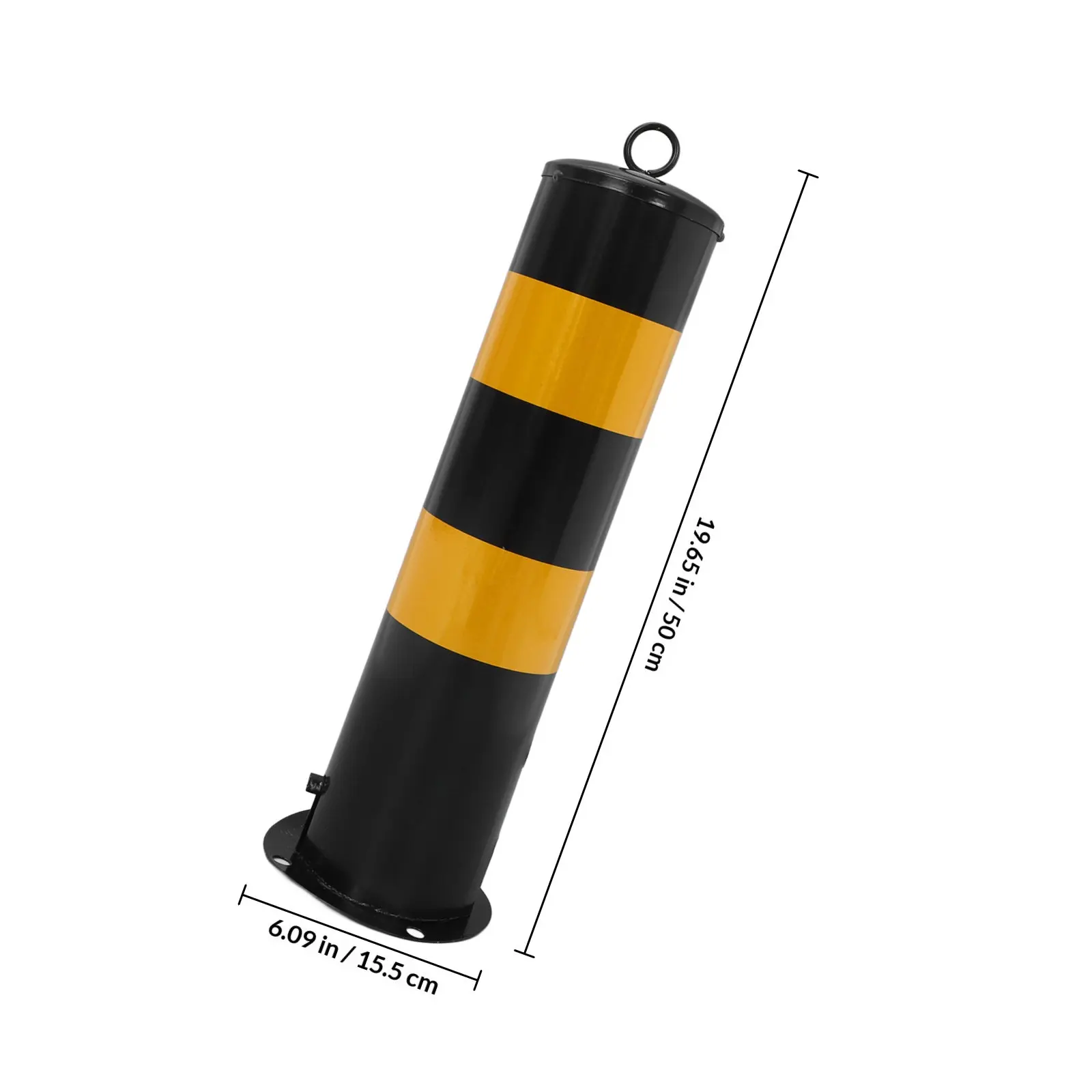 Heavy Duty Movable Safety Warning Column Bright Safety Bollard for Garage Parking Assist Driveway Security Barrier