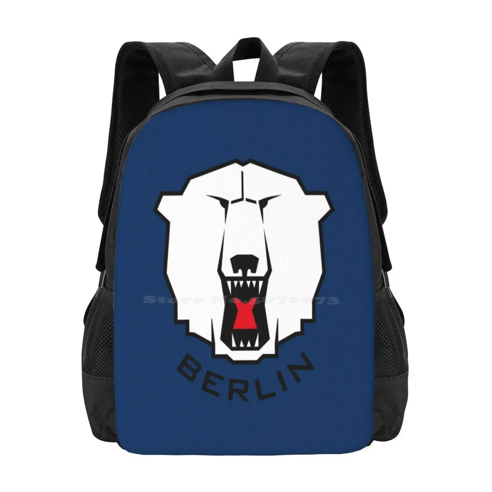 

Eisbären Berlin Hot Sale Schoolbag Backpack Fashion Bags Eisb  Ren Berlin Germany Ice Hockey Hockey Ream Hockey Love Sport Love