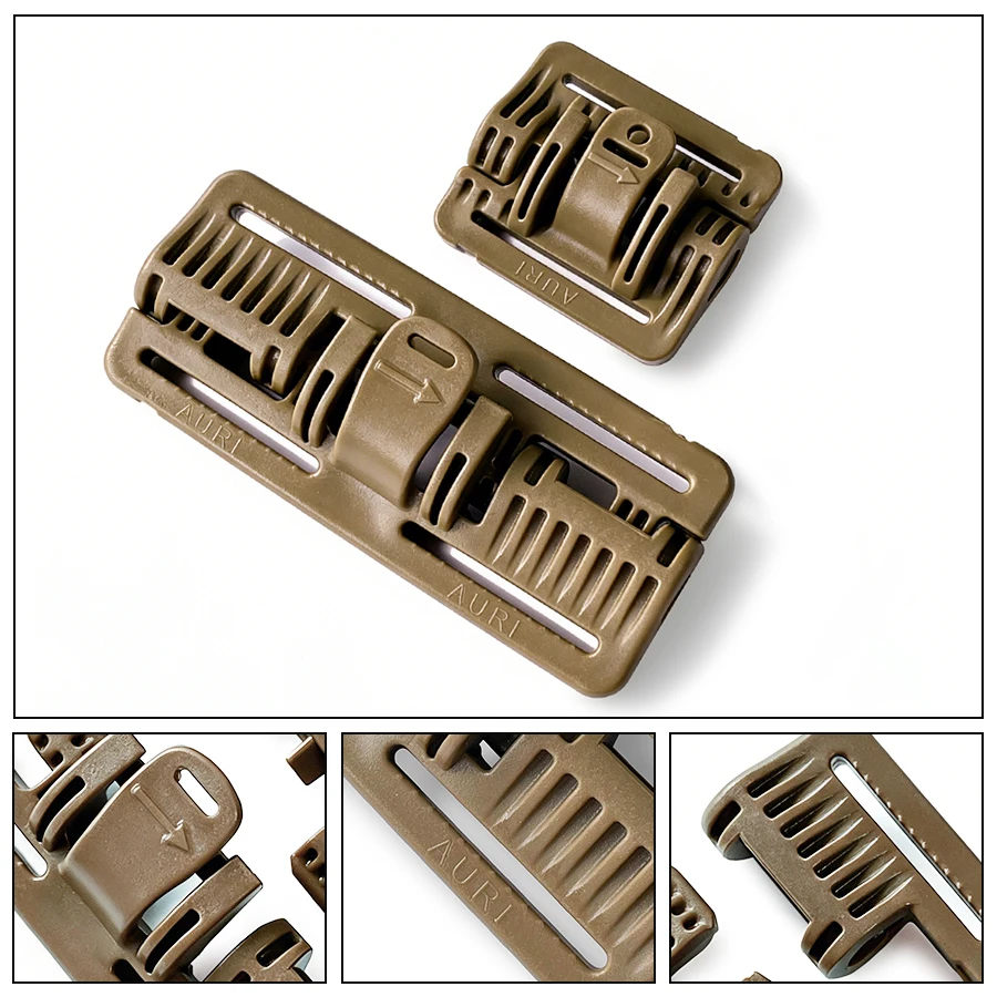 Reinforced POM quick release buckle, stronger toughness, smoother opening and closing, outdoor equipment