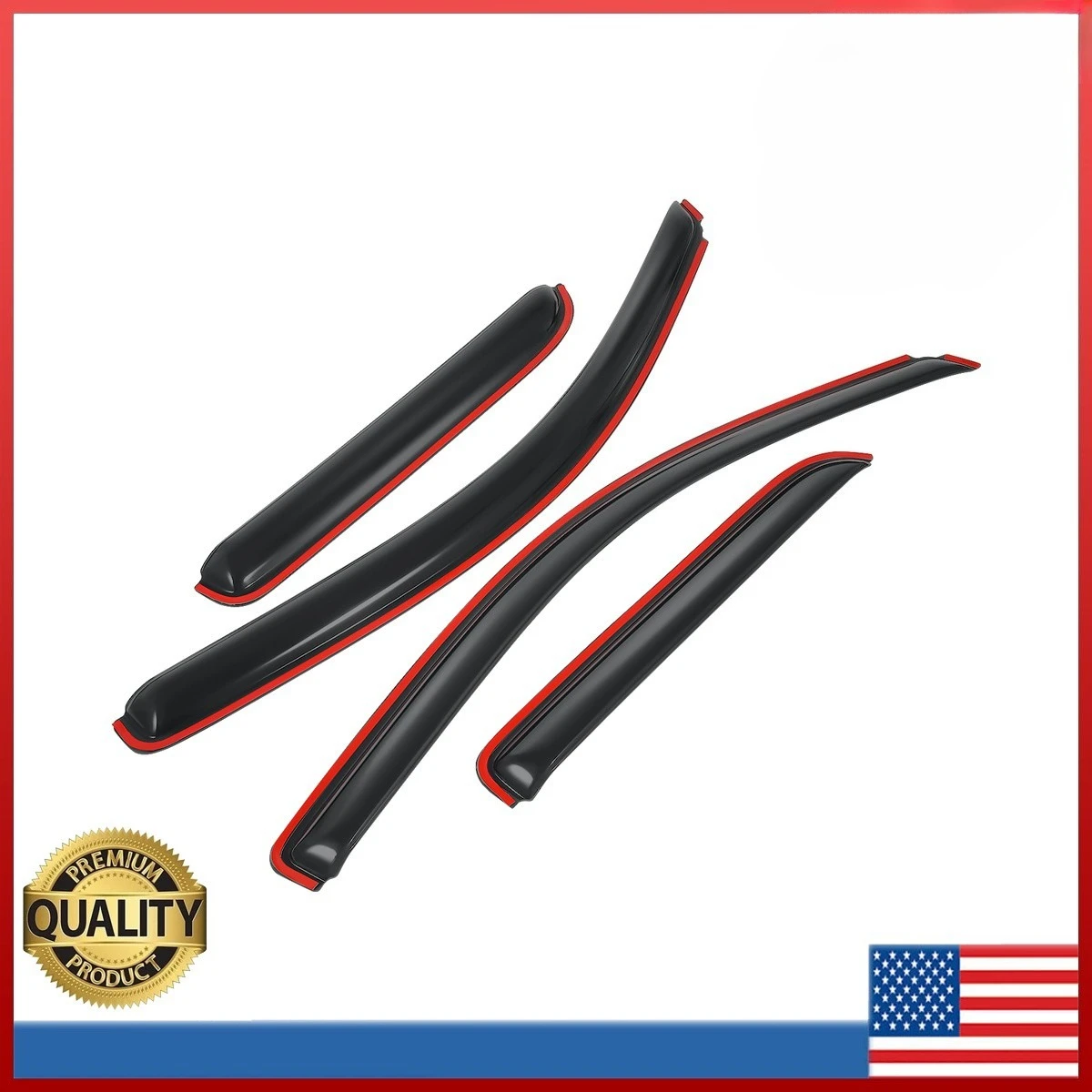 

For 14-18 Silverado 1500 Extended Cab In-Channel Window Visors Vent In-Channel