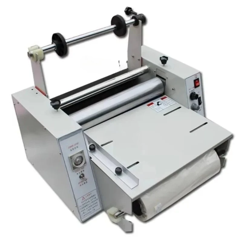 380 Stylish Roll to Roll Laminator with Stainless Steel Roller Paper Laminating Machine
