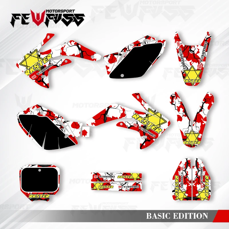 

Fewfuss Graphics Decals Stickers Motorcycle Background Custom For HONDA CRF150 2007 2008 2009 2010 2011 2012-2020 CRF150R