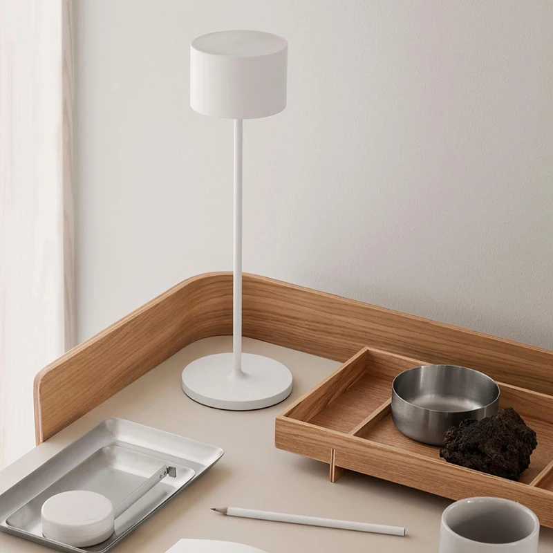 Simple rechargeable bedside decorative desk lamp desk living room decorative lamp