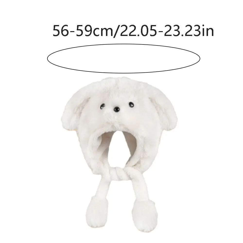 عارضة الكرتون المنقولة آذان جرو قبعة Kawaii يندبروف رقيق ليو فنغ قبعة حماية الأذن سميكة قبعة دافئة الدراجات