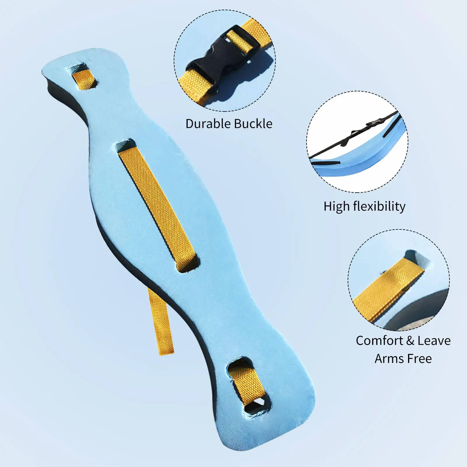 Fish-shaped Harden Swimming Board Water Buoyancy Belts for Swimming Practice Training Equipment Swim Accessories