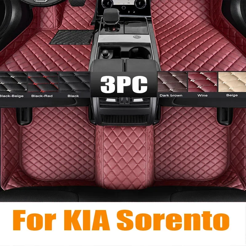 Car floor mats for KIA Sorento（five seat）2006 2007 2008 Customauto foot Pads automobile carpet cover automotive trim