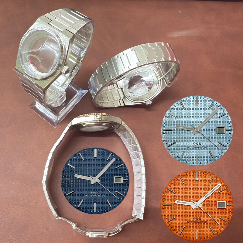 

PRX Super Player Watch Case Watch Strap Stainless Steel Fit NH35 NH36 4R35 Movement 31.8mm Dial With Sapphire Glass Watch Parts