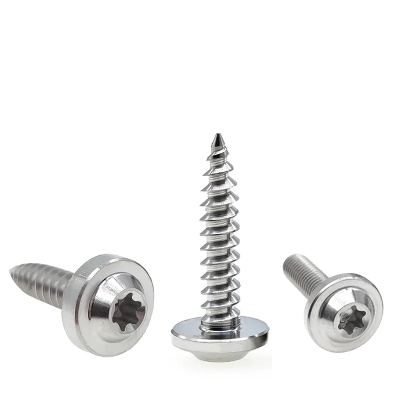 

M4 M5 M6 Titanium Bolts with Coarse Thread Alloy Anodized GR2 Gr5 Metric Head Plum Screws Self-Tapping Motorcycle Screws