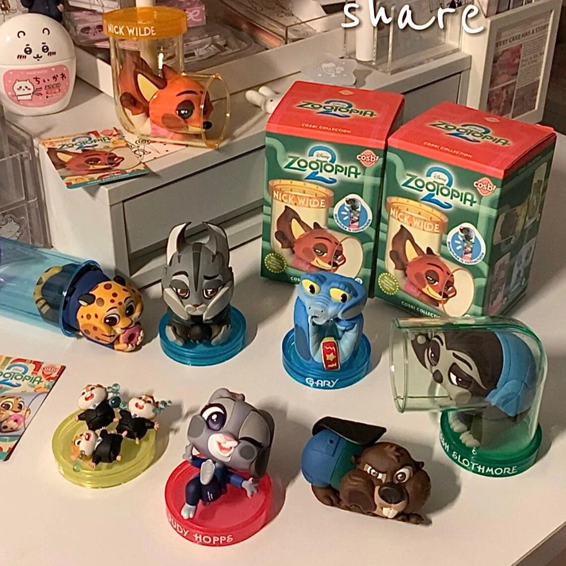 

Горячие игрушки Cosbi Zootopia 2 серии слепая коробка милый Nick Judy Mystery Box фигурка аниме кукла-сюрприз сумка коллекция модель игрушки