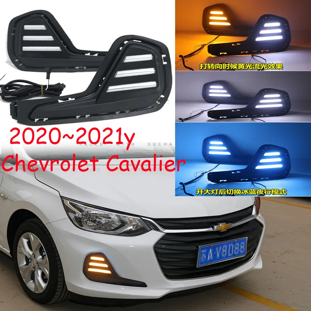 car bumper headlamp Cavalier daytime light 2020~2021y DRL car accessories LED headlamp Cavalier fog lamp