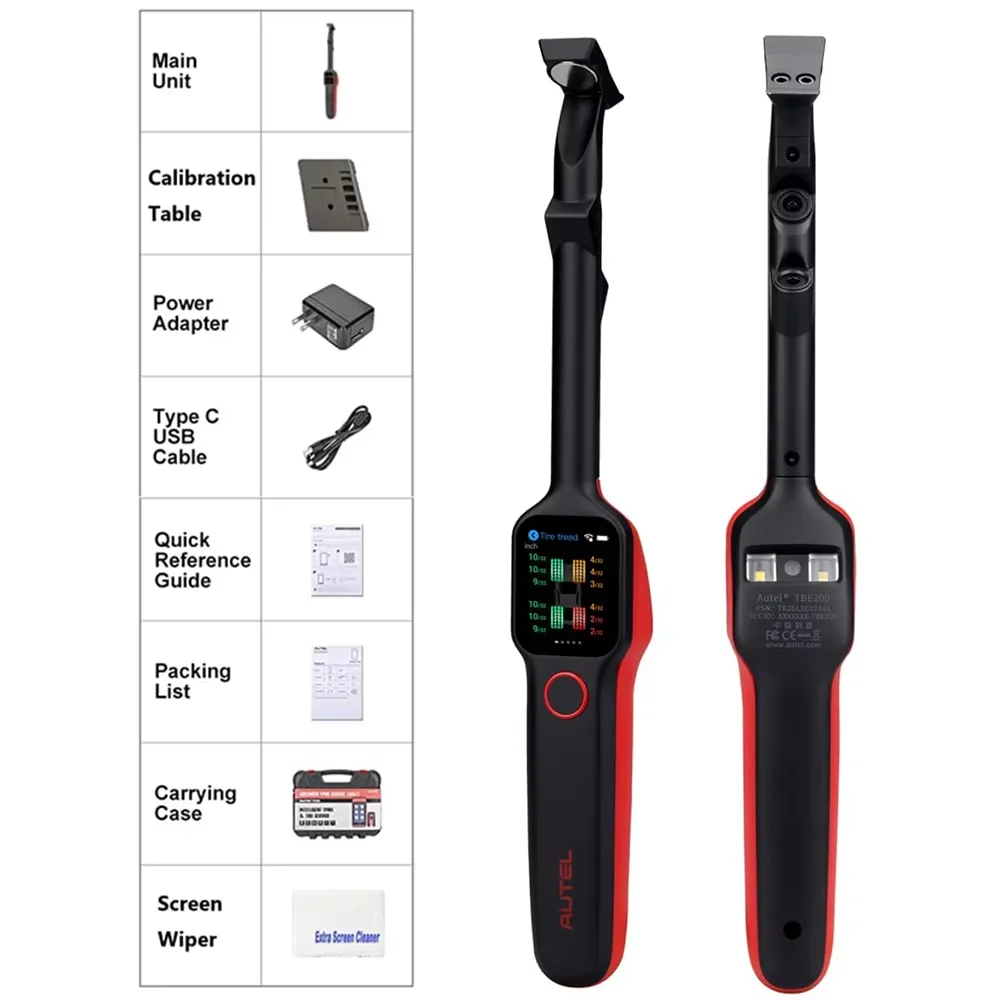 Autel MaxiTPMS TBE200E EU Reifenprofil Laser Detektor Bremsscheibe Verschleiß Dicke Diagnose Instrument Werkzeug Kompatibel Mit ITS600 – Detail 10