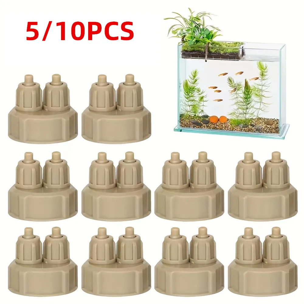 5/10pcs Aquarium CO2  Bottle Cap System GeneratorFish Tank Live Plant DIY Air Diffuser Carbon Dioxide Reactor Instrument