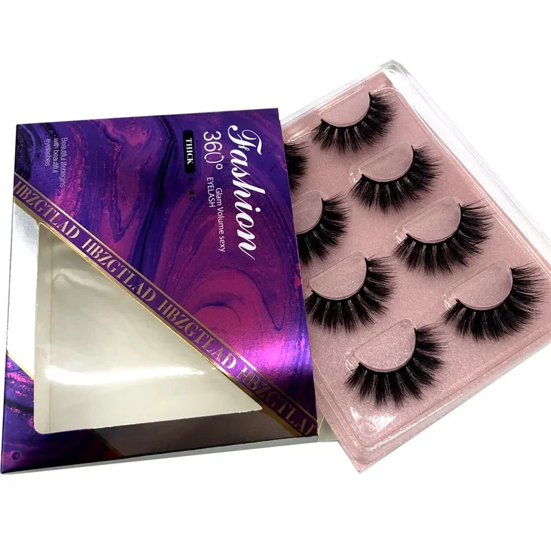 Faux cils 3D vison cils 100% sans cruauté cils Cilios dramatique réutilisable cils naturels populaire faux cils maquillage