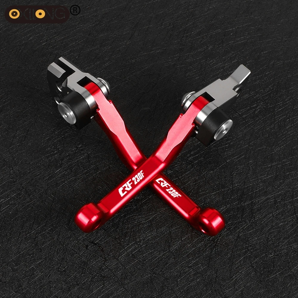 1 Pair Motorcoss Pit Dirt Bike Pivot Foldable CNC Brake Clutch Levers For Honda CRF230F 2003-2024 2023 2022 2021 2020 2019