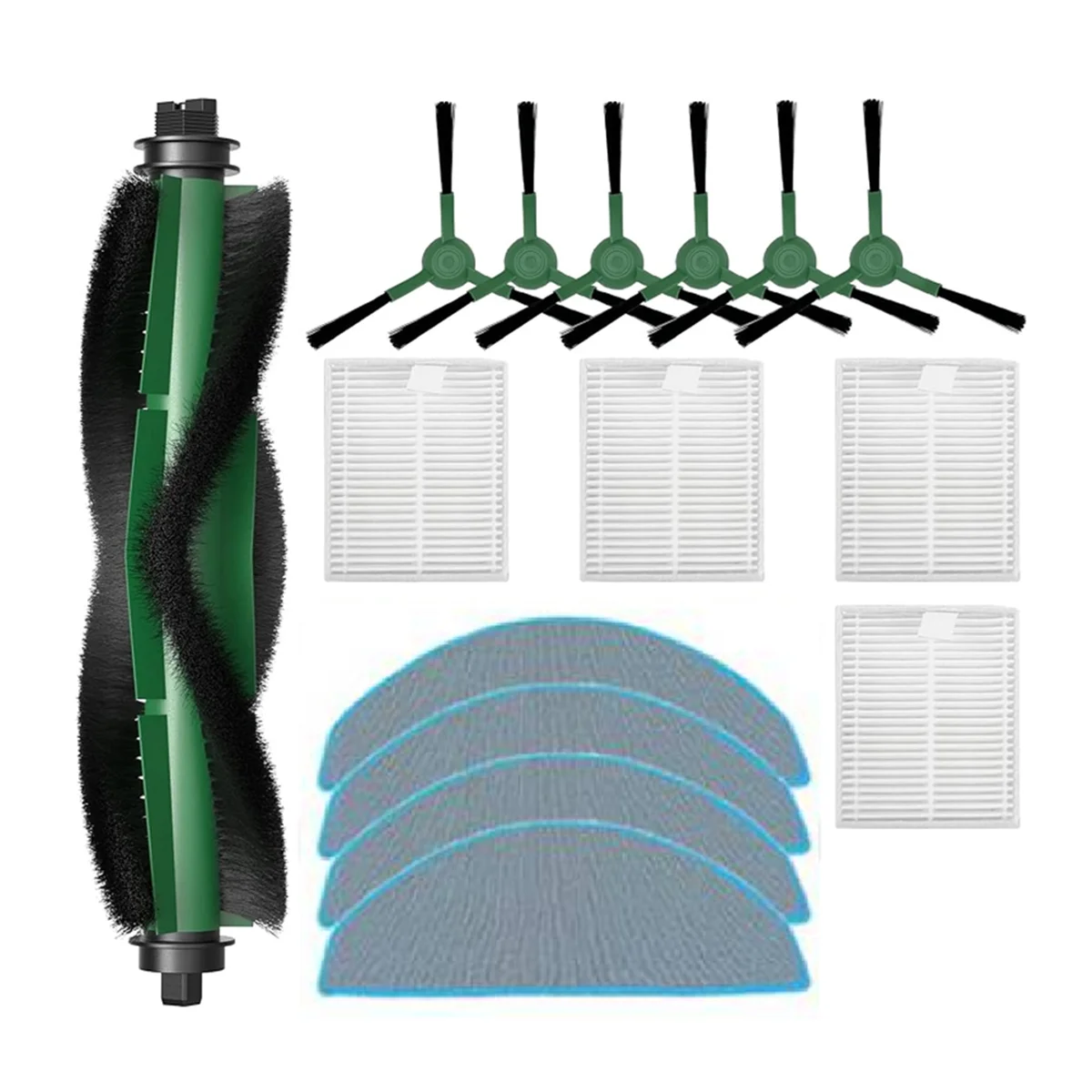 Novo para essencial q0120 y0140 q0520 q011 y0110 auto esvaziamento robô vácuo escova lateral principal filtro hepa mop almofada