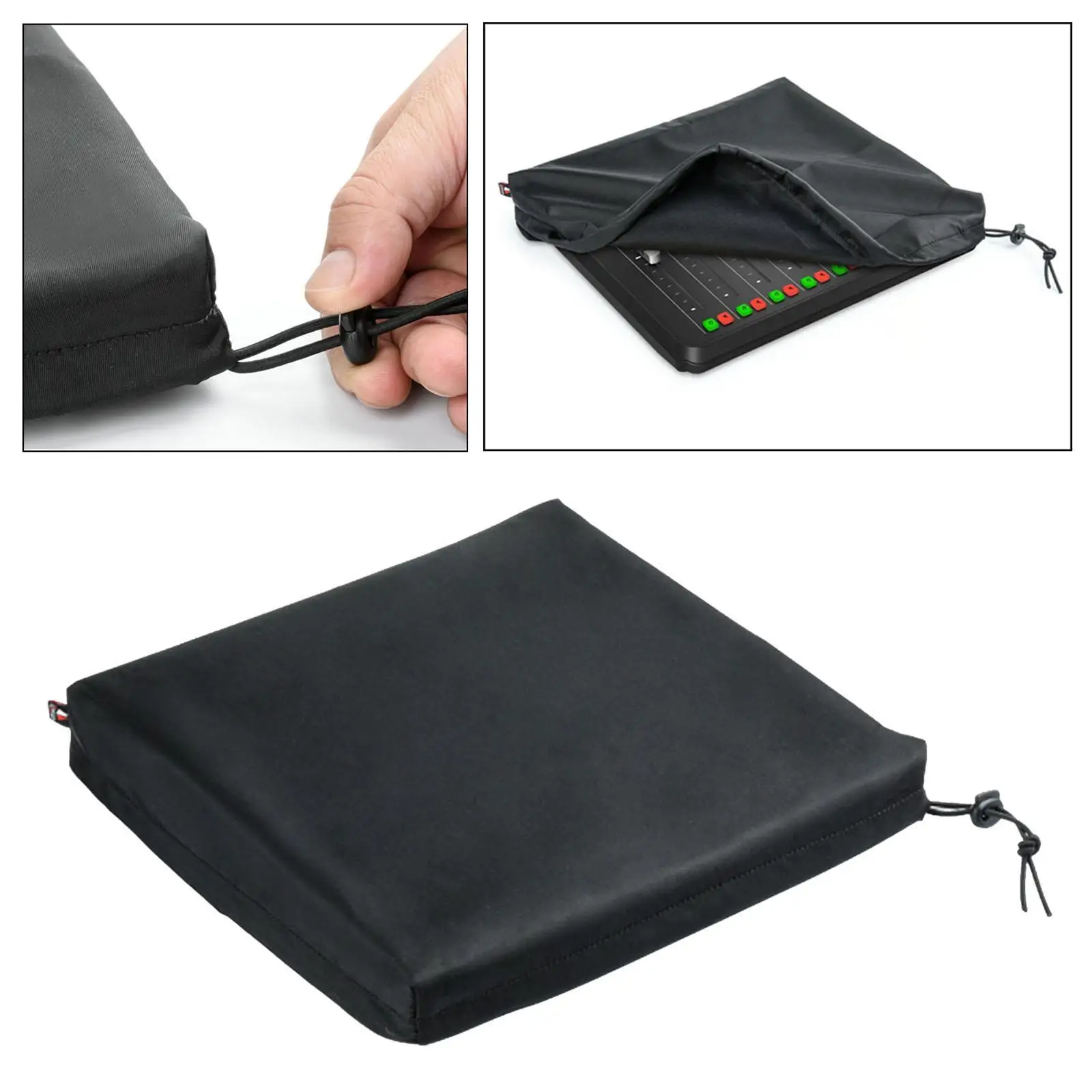 Sound Mixer Protector Drawstring 41 x 39 x 3.5 cm 896C Nylon Waterproof Audio Mixer Cover Dust Cover for Rode Caster Pro II Home