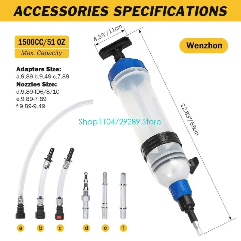 مضخة نقل السوائل D8KE مع فوهة دوارة للتحكم الدقيق في صيانة السيارة #6
