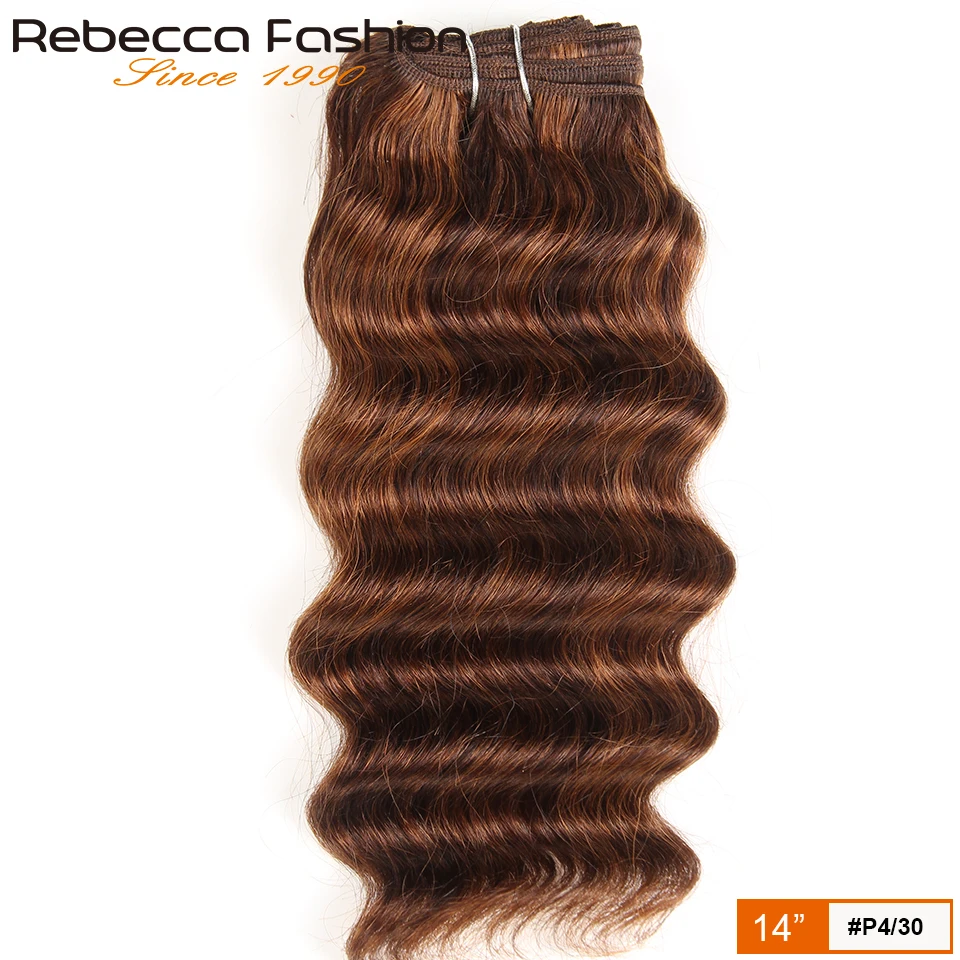 Nature Hi Deep Hair 1 pezzo solo brasiliano Deep Wave Human Hair Weave Bundles Deal P4-27 T1B-99J Ombre Remy Hair Extension