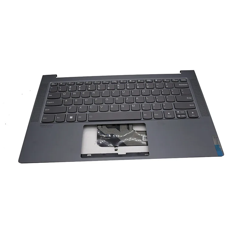 

Laptop Palmrest Top Case With US Backlight Keyboard For Lenovo Yoga Slim 7 14ARE05 Gray Color