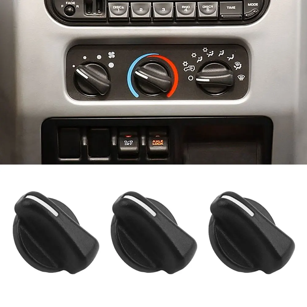 

Ручка обогревателя кондиционера, ручка вентилятора, панель переключателей, кнопки для Dodge Ram Van 1999-2003 Jeep Wrangler TJ 1999-2006