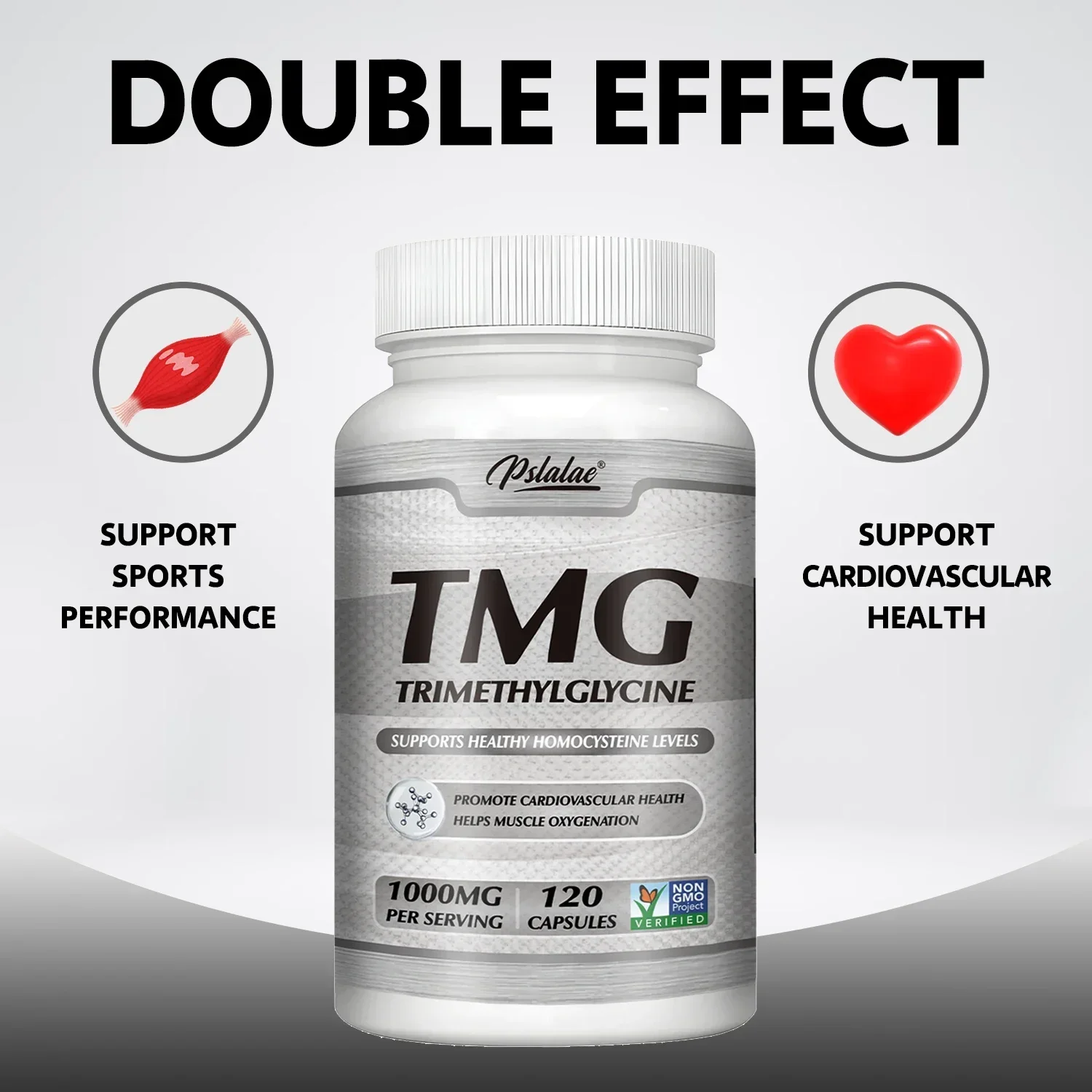 TMG Trimethylglycine Supplements - Enhances Athletic Performance and Supports Cardiovascular Health - Non-GMO, Gluten Free