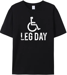 Leg Day Graphic Novelty Sarcastic Funny T Shirts High Quality 180GSM 100% Cotton Cool Top Tees