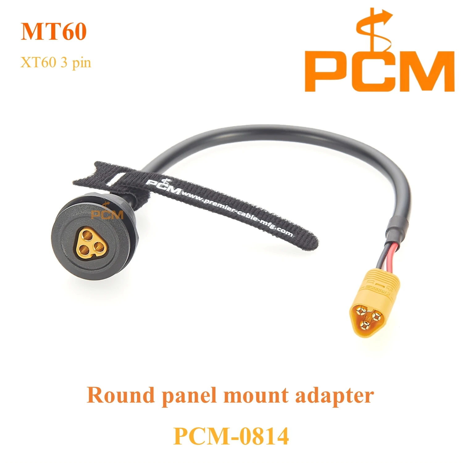 

Panel mount MT60 XT60 3 pin adapter cable, 30A Amass MT60 motor cable FMS Lipo BatteryDucted Fan cable for RC