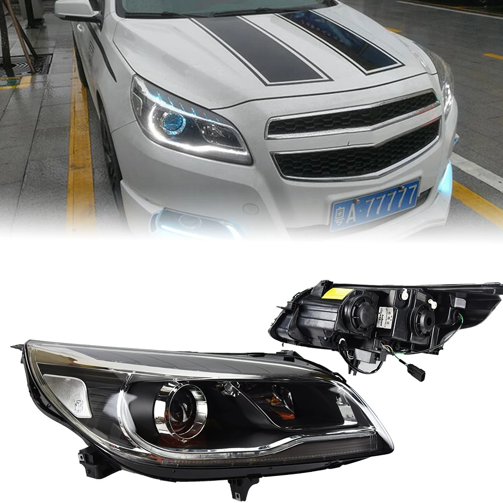 Car For Chevrolet Malibu 2012–2016 Headlights DRL Hella LED Bi Xenon Bulb Fog Lights Car Accessory Head Lamp