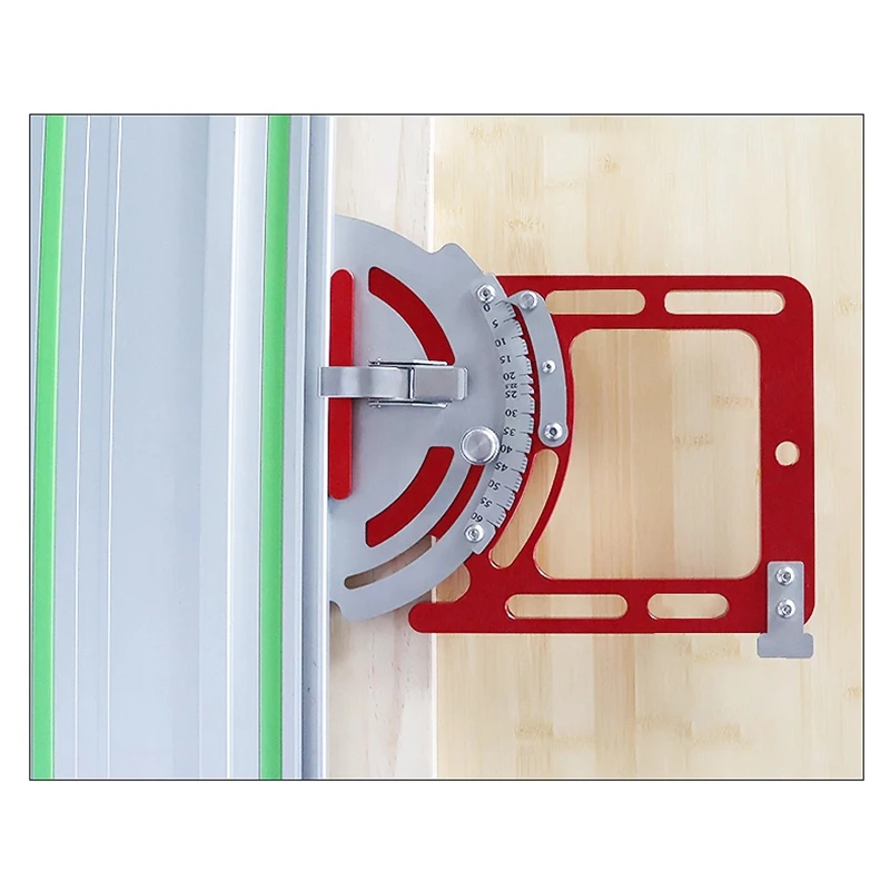 木工用角度調整ガイドクランプ 電動丸鋸/彫刻機アクセサリー パネル切断補助具 角度調整可能