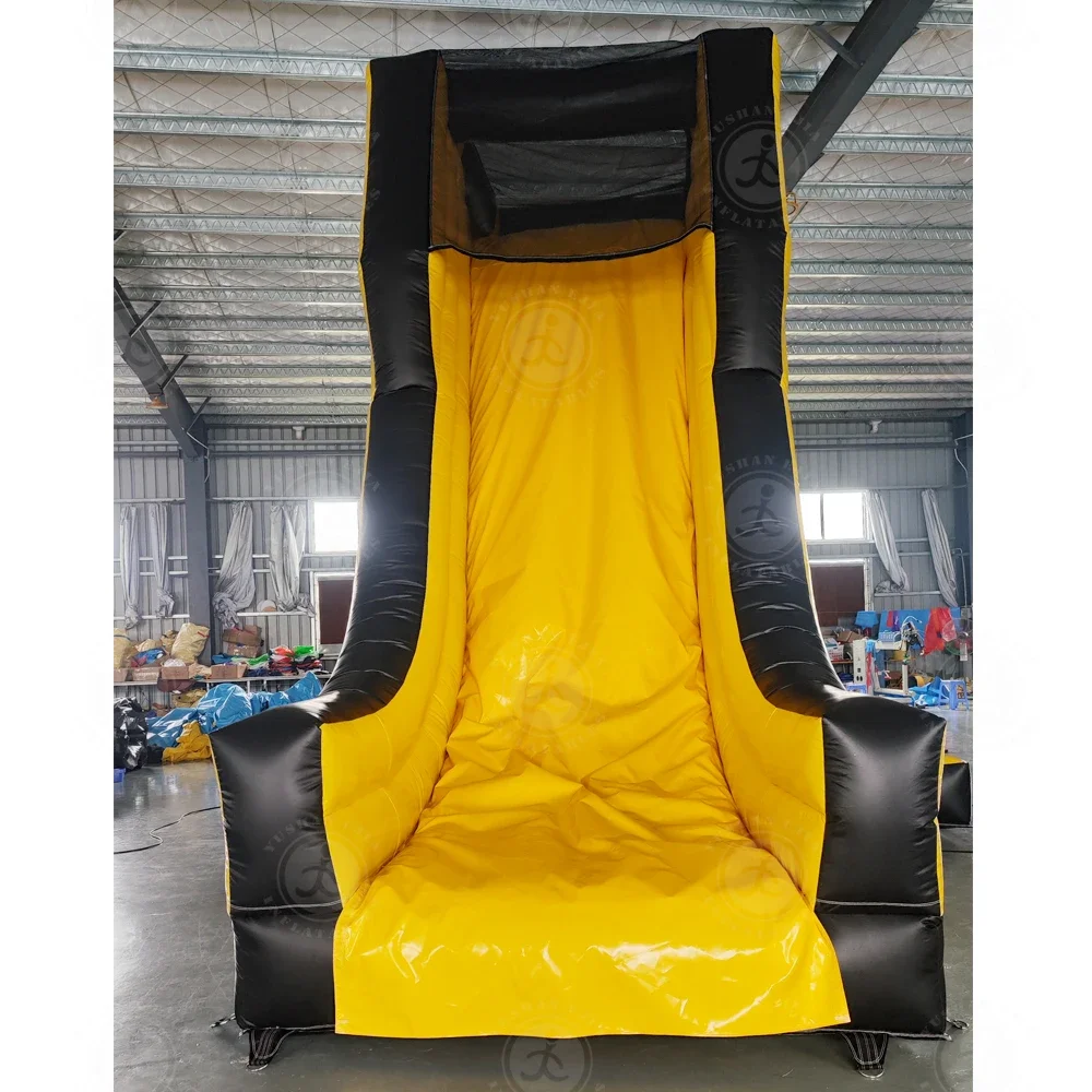 2024 Outdoor Exciting Good Quality Inflatable Rock Climbing Wall With Slide For Obstacle Course