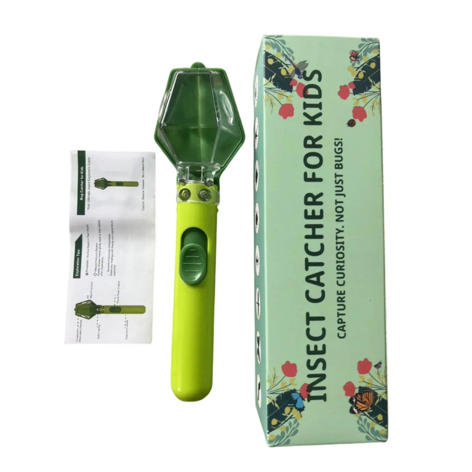 Children Plastic Viewer Educational Bug Catching Kit Nature Magnifier Backyard Interactive Exploration Toy